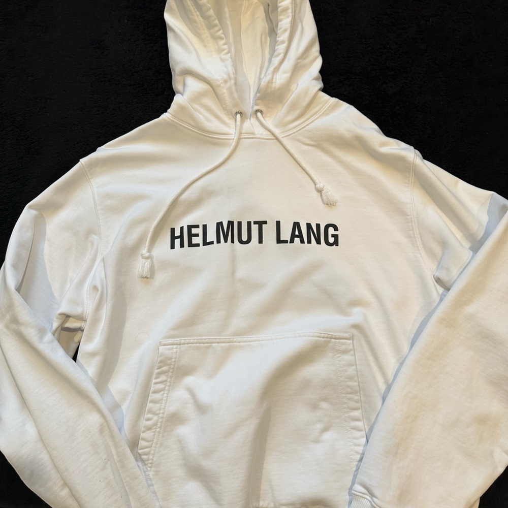 HELMUT LANG WHITE HOODIE